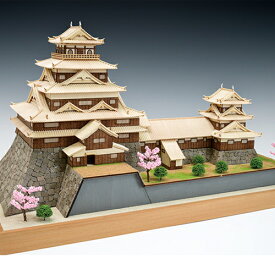 ウッディジョー 木製建築模型 1/150 広島城