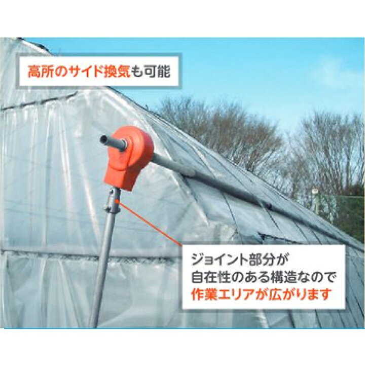 楽天市場 誠和 ハウス巻上げ換気装置 くるっ子100 100ｍ用 Arcland Online 楽天市場支店
