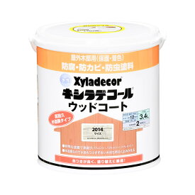 大阪ガスケミカル 水性キシラデコール ウッドコートS 3.4L ワイス