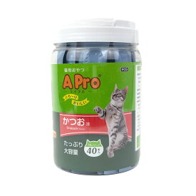エイプロ 猫用おやつ かつお味 14g×40本入 大容量 A PRO PCG