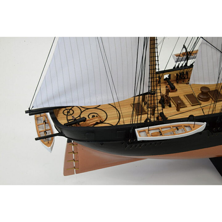 ウッディジョー 木製建築模型 1/120 黒船サスケハナ 展帆タイプ Arclands Online 楽天市場支店