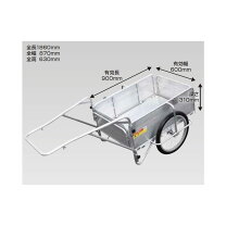 楽天市場】折りたたみ式アルミリヤカー マルチキャリー smc－1の通販