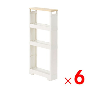 JEJ リセ スーパースリムラック ウッド マルチ 4段×6個 ケース販売