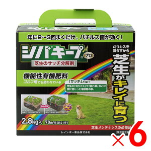 レインボー薬品 シバキーププロ 芝生のサッチ分解剤 2.8kg ×6個 セット販売