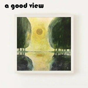 ����������QUARTER REPORT(�N�H�[�^�[���|�[�g�ja good view�@�A�[�g�|�X�^�[�i�t���[���I���j��i���F�������܃|�X�^�[�F30×30cm�i�t���[���F32.3×32.3cm�j��Ɩ��F���̂� / KANOA