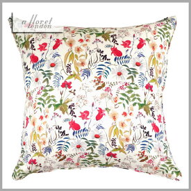 ☆☆☆☆☆【メール便可】DDintex(ディーディーインテックス）FLORET LONDON（フローレットロンドン）Cushion Cover 【クッションカバー】45×45※クッション中材別売Chartwell（チャートウェル）　色：RE　