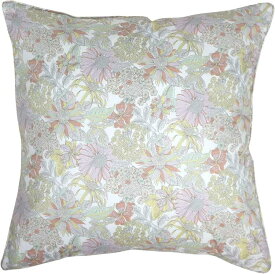 ☆☆☆☆☆【メール便可】DDintex(ディーディーインテックス）FLORET LONDON（フローレットロンドン）Cushion Cover 【クッションカバー】45×45※クッション中材別売Angelica Garla（アンジェリカ・ガーラ）　色：OR　