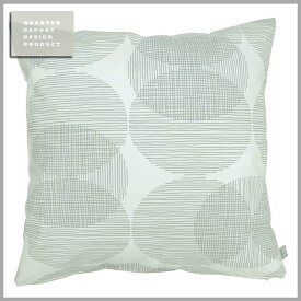 ◆sale！ポイント10倍！◆【メール便可】QUARTER REPORT(クォーターリポート）Cushion Cover【クッションカバー】45×45※クッション中材別売Blur （ブラー）　色：グレー