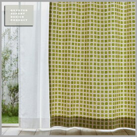 ◆特選！ポイント12倍！◆QUARTER REPORT(クォーターリポート）Curtain【カーテン】Dew （デュー）　100×135cm（2枚1組）セット販売【interiorカーテン】