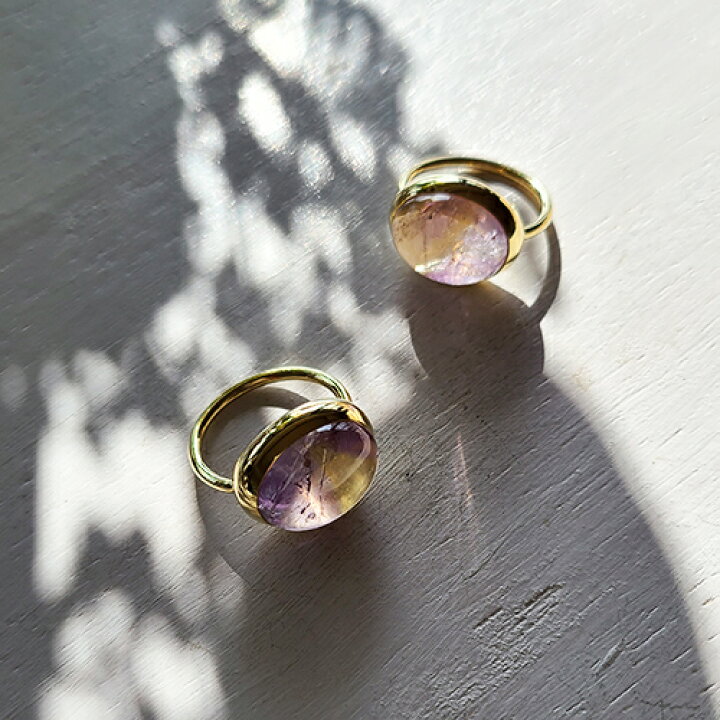 楽天市場】Bonbon アメトリン ametrine 天然石 リング 指輪 インド 