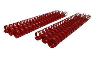 【FDC】A4サイズ プラスチック製本リング 1セット(50本入) 22mm 21穴 最大綴じ込み枚数:160枚 最適な大きさにハサミで簡単カット。今回限り売り切れゴメン!!
