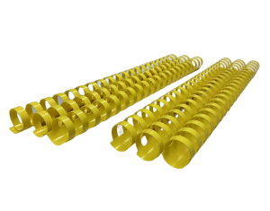 【FDC】A4サイズ プラスチック製本リング 1セット(100本入) 14mm 21穴 最大綴じ込み枚数:100枚 最適な大きさにハサミで簡単カット。今回限り売り切れゴメン!!