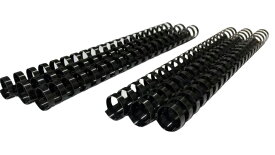 【FDC】『在庫限り売り切り商品』A4サイズ プラスチック製本リング 1セット(50本入) 28mm 21穴 最大綴じ込み枚数：240枚 最適な大きさにハサミで簡単カット。