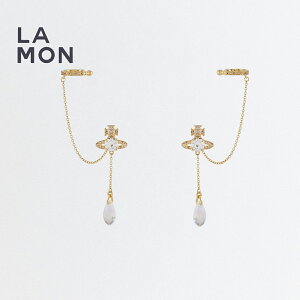 BBA EGXgEbh sAX Vivienne Westwood Henriette EARRINGS ^ sAX GOLD S[hn