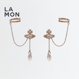 BBA EGXgEbh sAX Vivienne Westwood Henriette EARRINGS ^ sAX ROSE GOLD [Y S[hn
