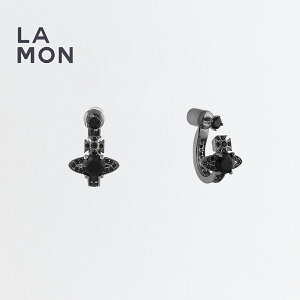 BBA EGXgEbh sAX Vivienne Westwood MAITENA EARRINGS ^ sAX BLACK ubNn