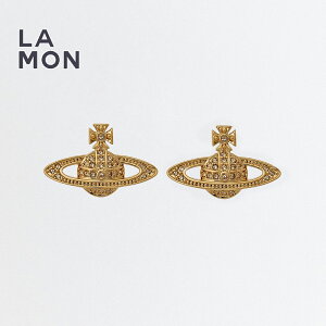BBA EGXgEbh sAX Vivienne Westwood MINI BAS RELIEF EARRINGS ^ NX^ sAX GOLD S[hn