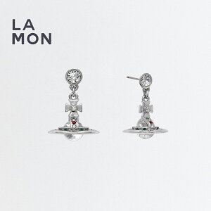 ���B���B�A�� �E�G�X�g�E�b�h �s�A�X Vivienne Westwood NEW PETITE ORB EARRINGS ���^�� �N���X�^�� �s�A�X SILVER �V���o�[�n
