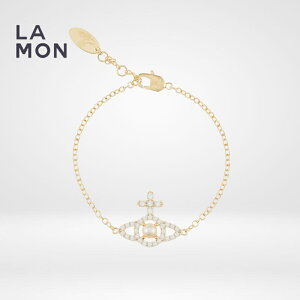 BBA EGXgEbh uXbg Vivienne Westwood OLYMPIA PEARL CHAIN BRACELET ^ p[ uXbg GOLD S[hn