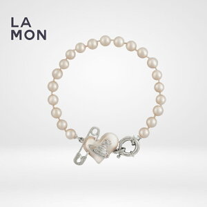 BBA EGXgEbh uXbg Vivienne Westwood ORIETTA PEARL BRACELET ^ p[ uXbg Platinum Vo[n