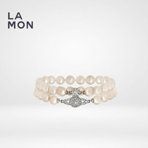 BBA EGXgEbh uXbg Vivienne Westwood GRAZIELLA PEARL BRACELET ^ XtXL[ OX p[ uXbg SILVER Vo[n