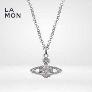 BBA EGXgEbh lbNX Vivienne Westwood MINI BAS RELIEF PENDANT NECKLACE ^ NX^ lbNX SILVER Vo[n