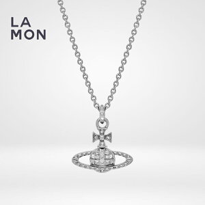 BBA EGXgEbh lbNX Vivienne Westwood MAYFAIR BAS RELIEF PENDANT NECKLACE ^ NX^ lbNX SILVER Vo[n