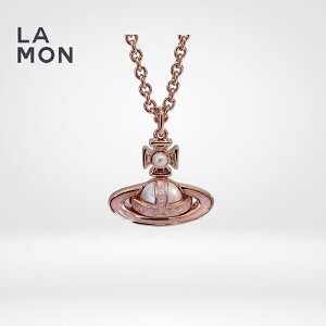 BBA EGXgEbh lbNX Vivienne Westwood SIMONETTA BAS RELIEF PENDANT ^ XtXL[ OX p[ lbNX PINK GOLD sN S[hn