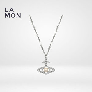 BBA EGXgEbh lbNX Vivienne Westwood OLYMPIA PEARL PENDANT ^ XtXL[ OX p[ lbNX SILVER Vo[n