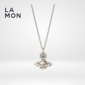 BBA EGXgEbh lbNX Vivienne Westwood Tiny Orb Pendant Necklace ^ lbNX SILVER Vo[n