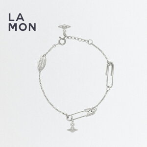 BBA EGXgEbh uXbg Vivienne Westwood Safety Pin Bracelet ^ uXbg PLATINUM Vo[n
