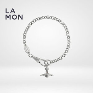 BBA EGXgEbh uXbg Vivienne Westwood New Petite Orb Bracelet ^ uXbg PLATINUM Vo[n