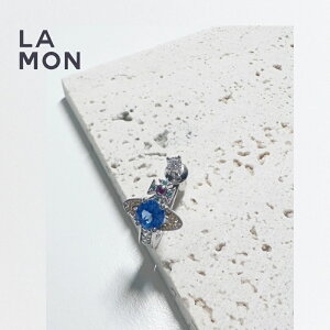 BBA EGXgEbh sAX Vivienne Westwood MAITENA EARRINGS ^ sAX BLUE u[n