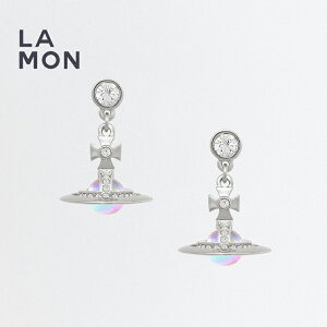 BBA EGXgEbh sAX Vivienne Westwood NEW PETITE ORB EARRINGS ^ sAX Aurora I[n