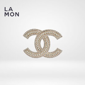 【新品】シャネル ブローチ CHANEL BROOCH AB2313 ココマーク メタル ストラス コスチューム パール ブローチ GOLD ゴールド系