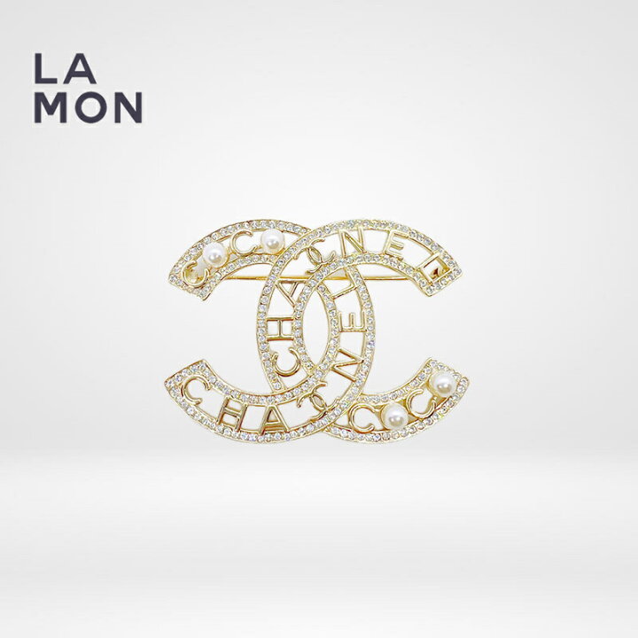 楽天市場】【新品】シャネル ブローチ CHANEL BROOCH AB4879 ココ 