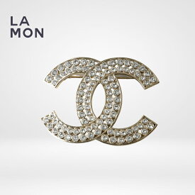 【新品】シャネル ブローチ CHANEL BROOCH ABA681 ココマーク メタル ストラス ブローチ GOLD ゴールド系