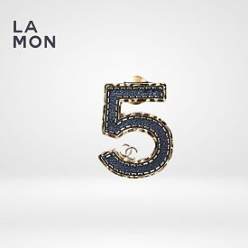 【新品】シャネル ブローチ CHANEL BROOCH ABA783 ココマーク メタル No.5 ブローチ GOLD/BLACK ゴールド/ブラック系