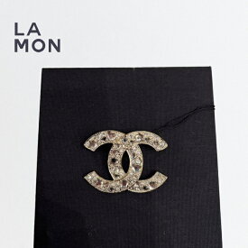 【新品】シャネル ブローチ CHANEL BROOCH ABF230 ココマーク メタル ストラス ブローチ GOLD ゴールド系