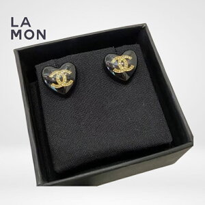 yVizVl sAX CHANEL EARRINGS AB6057 RR}[N ^ XgX W n[g sAX GOLD/BLACK S[h/ubNn