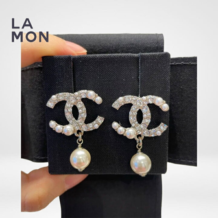 楽天市場】【新品】シャネル ピアス CHANEL EARRINGS AB5737 ココ 