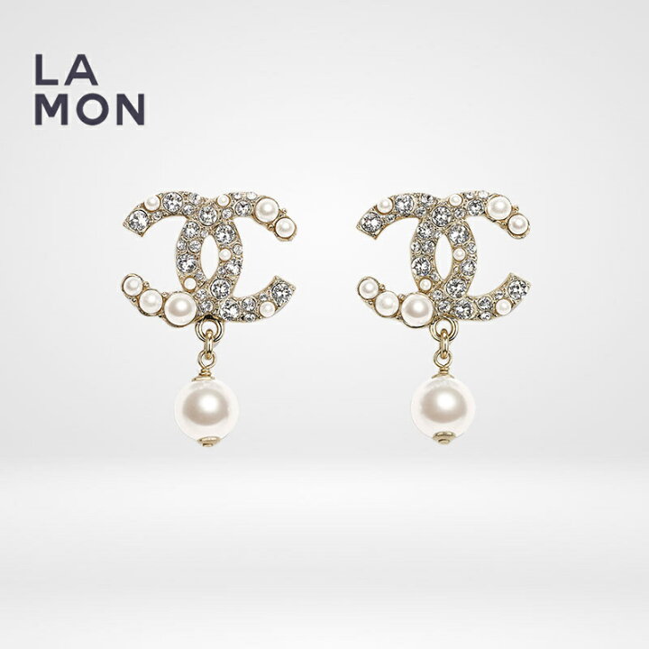 楽天市場】【新品】シャネル ピアス CHANEL EARRINGS AB5737 ココ 