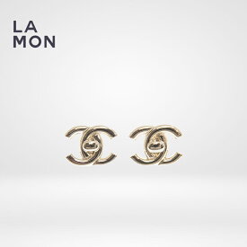 【新品】シャネル ピアス CHANEL EARRINGS AB6172 ココマーク メタル ピアス GOLD ゴールド系