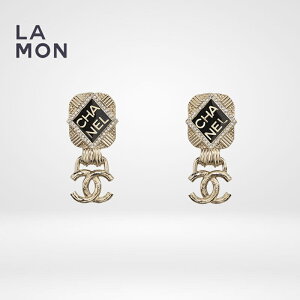 yVizVl sAX CO CHANEL EARRINGS AB6693 RR}[N ^ XgX W sAX CO GOLD/BLACK S[h/ubNn