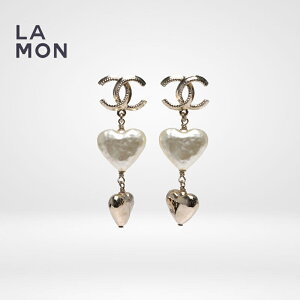 yVizVl sAX CO CHANEL EARRINGS AB7528 RR}[N ^ RX`[ p[ n[g Ԃ牺 sAX CO GOLD/WHITE S[h/zCgn