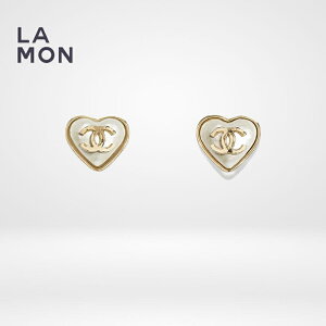 yVizVl sAX CO CHANEL EARRINGS AB7530 RR}[N ^ RX`[ p[ n[g sAX CO GOLD/WHITE S[h/zCgn