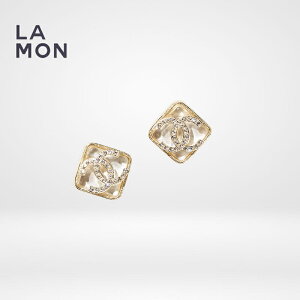 yVizVl sAX CO CHANEL EARRINGS AB8403 RR}[N ^ OXXg[ XgX sAX CO GOLD/CLEAR S[h/NA[n