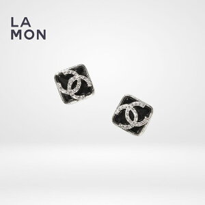 yVizVl sAX CO CHANEL EARRINGS AB8403 RR}[N ^ OXXg[ XgX sAX CO GOLD/BLACK S[h/ubNn