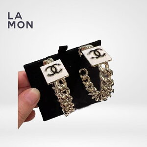 yVizVl sAX CO CHANEL EARRINGS AB8714 RR}[N ^ t[v sAX CO GOLD/WHITE S[h/zCgn