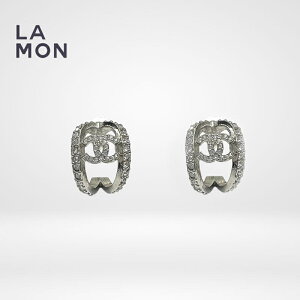 yVizVl sAX CHANEL EARRINGS AB8870 RR}[N ^ XgX sAX SILVER Vo[n